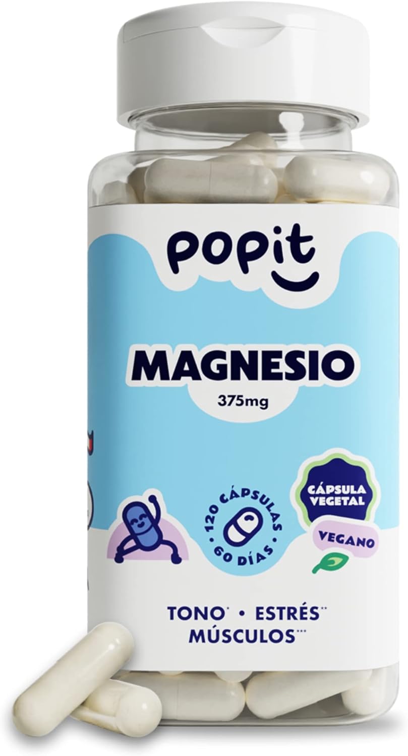 bote de bisglicinato de Magnesio de popit