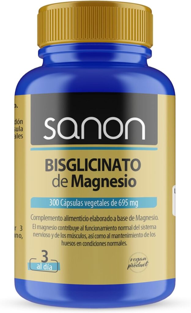 bote de bisglicinato de Magnesio de sanon