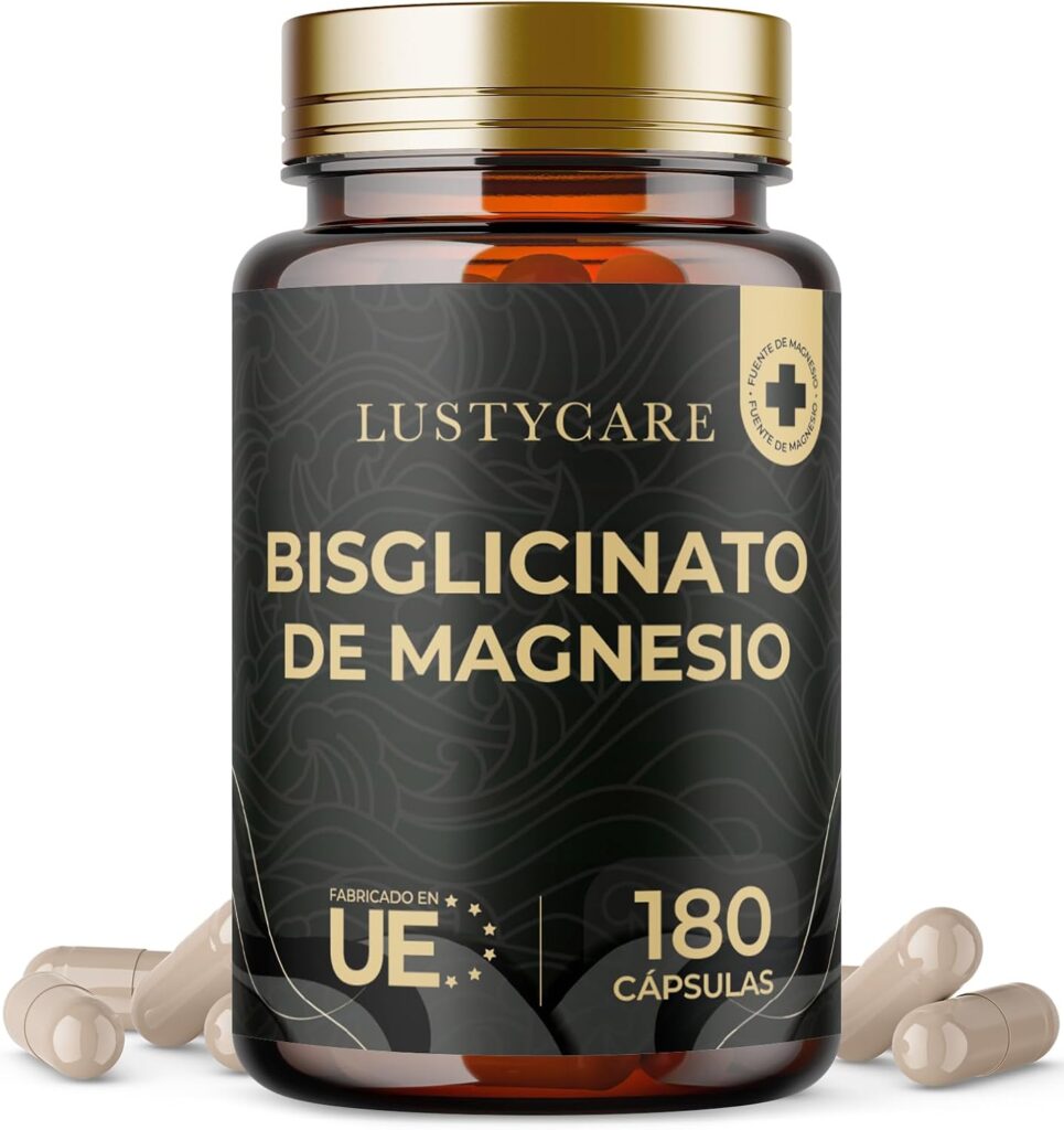 bote de bisglicinato de magnesio lustycare