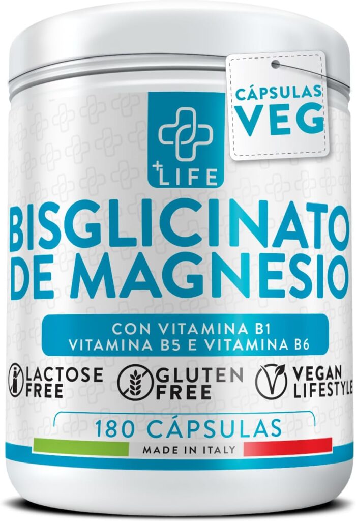 bote de Bisglicinato De Magnesio Piulife +life