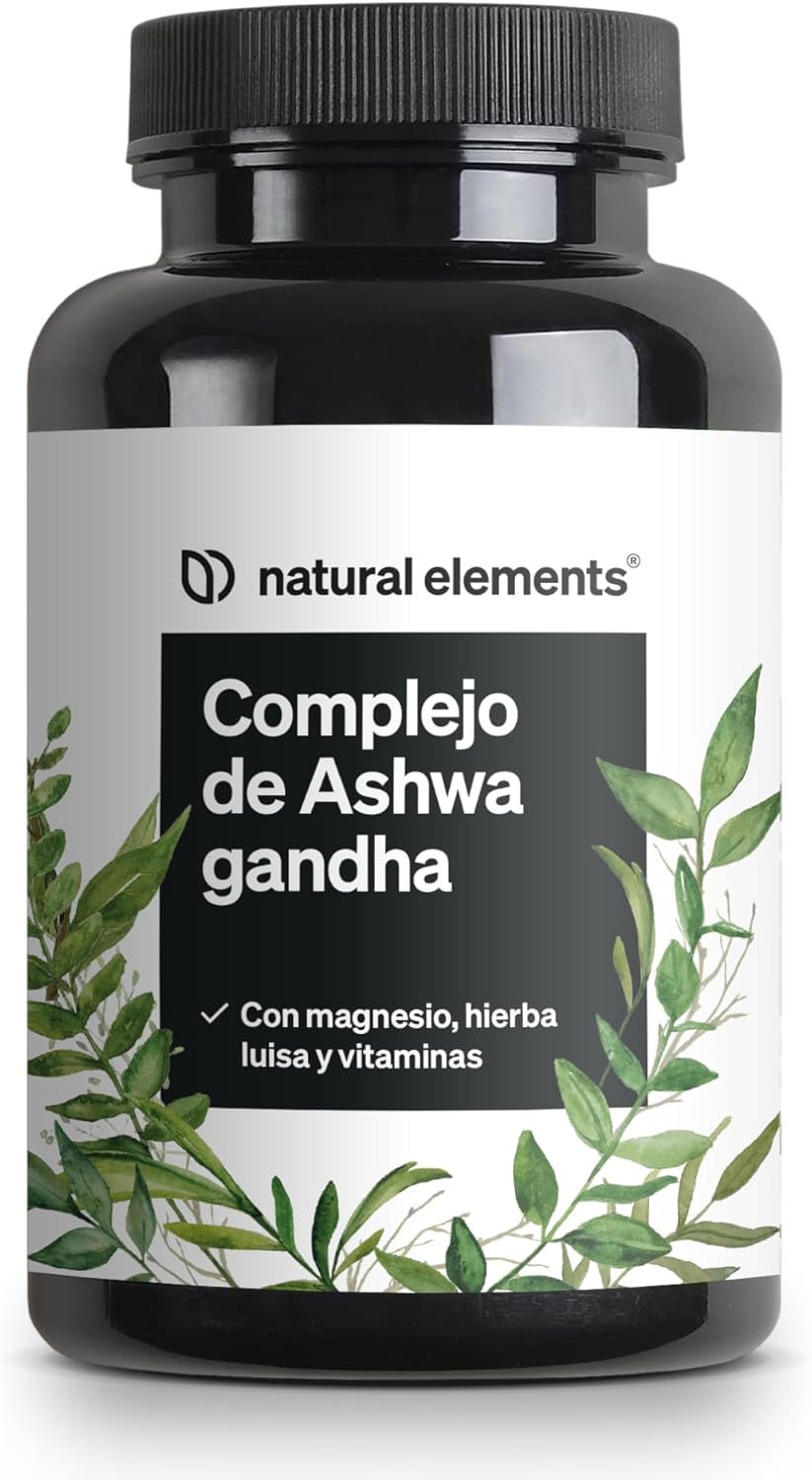 bote de complejo ashwagandha natural elements