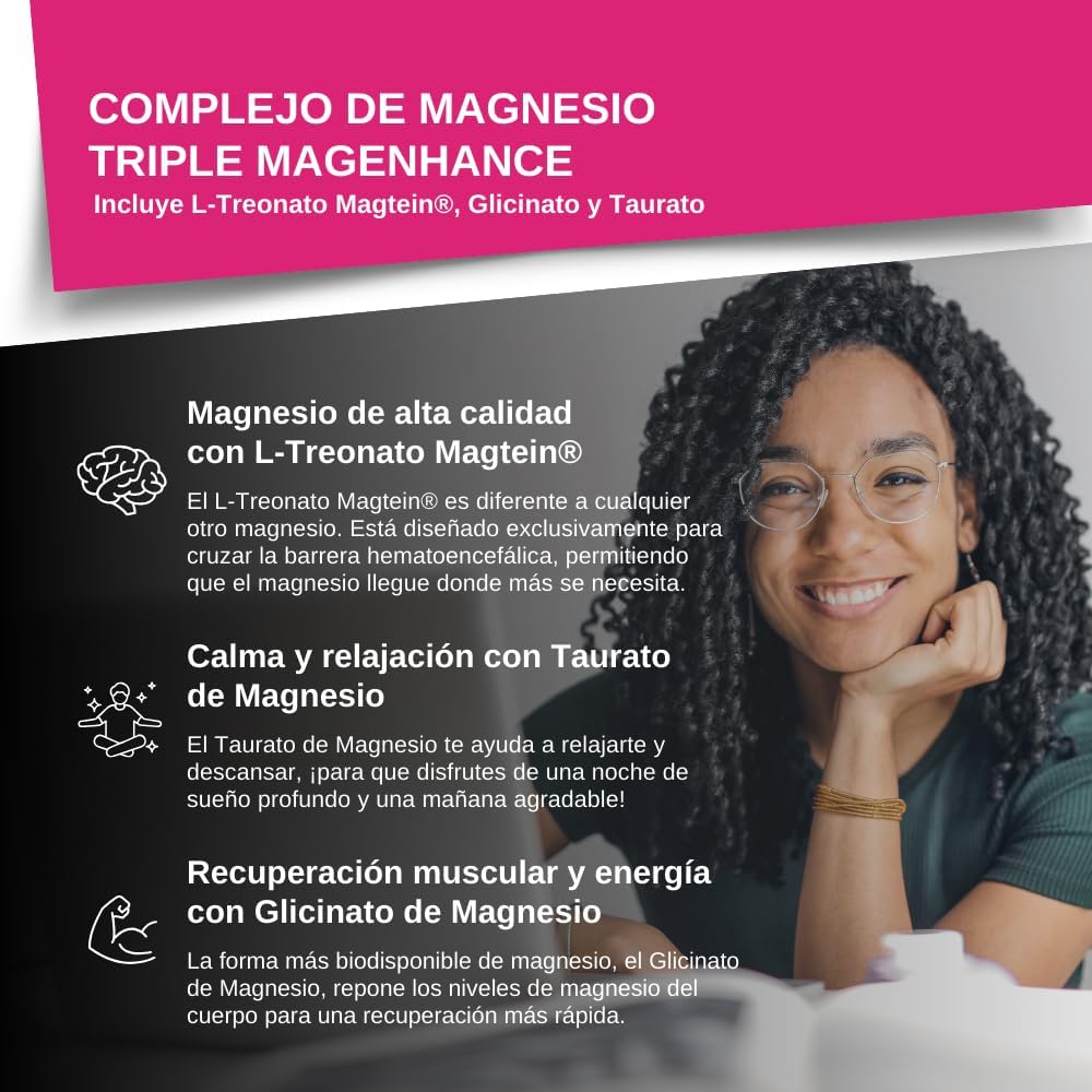 infografía de complejo de magnesio magenhance