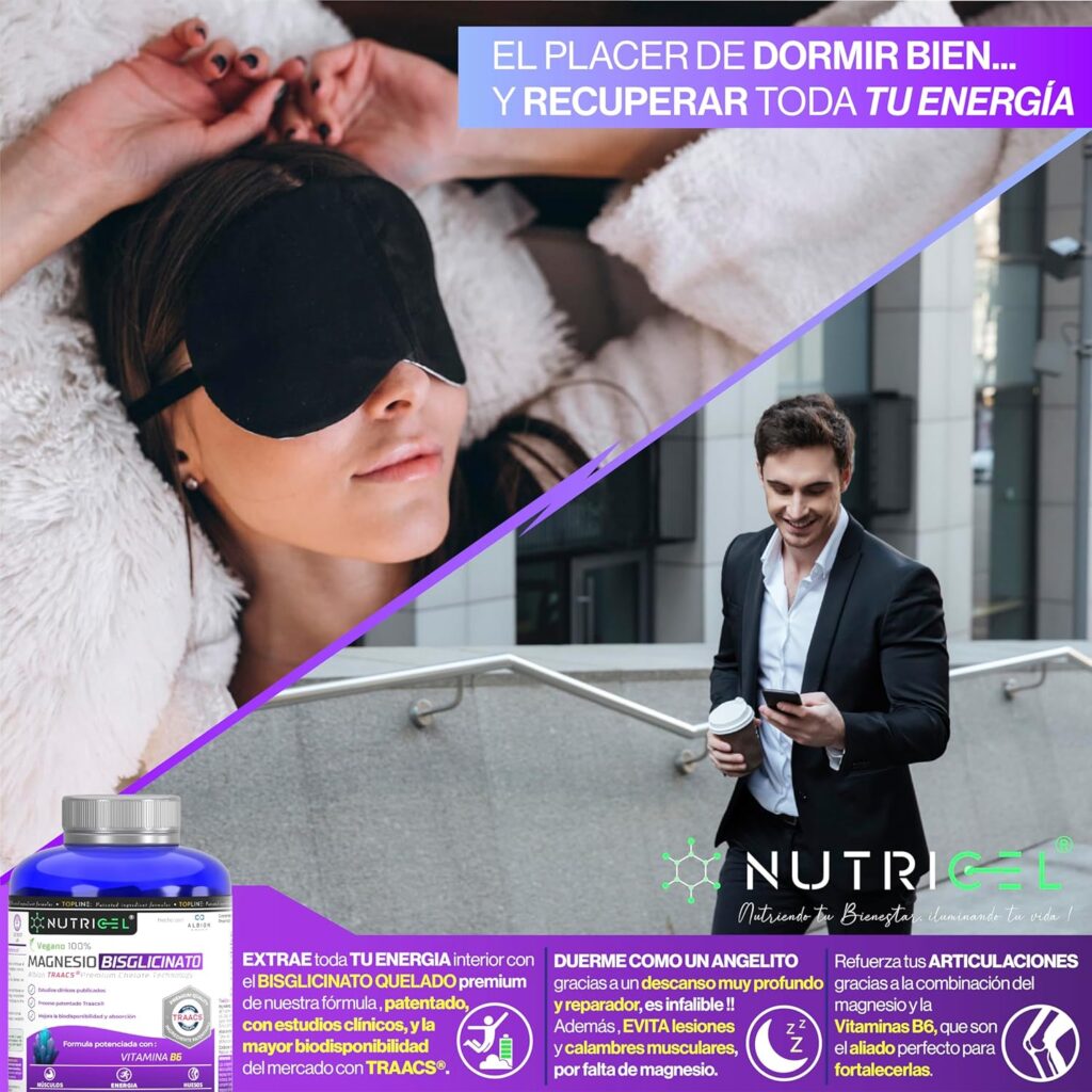 infografía de bisglicinato de magnesio nutricel