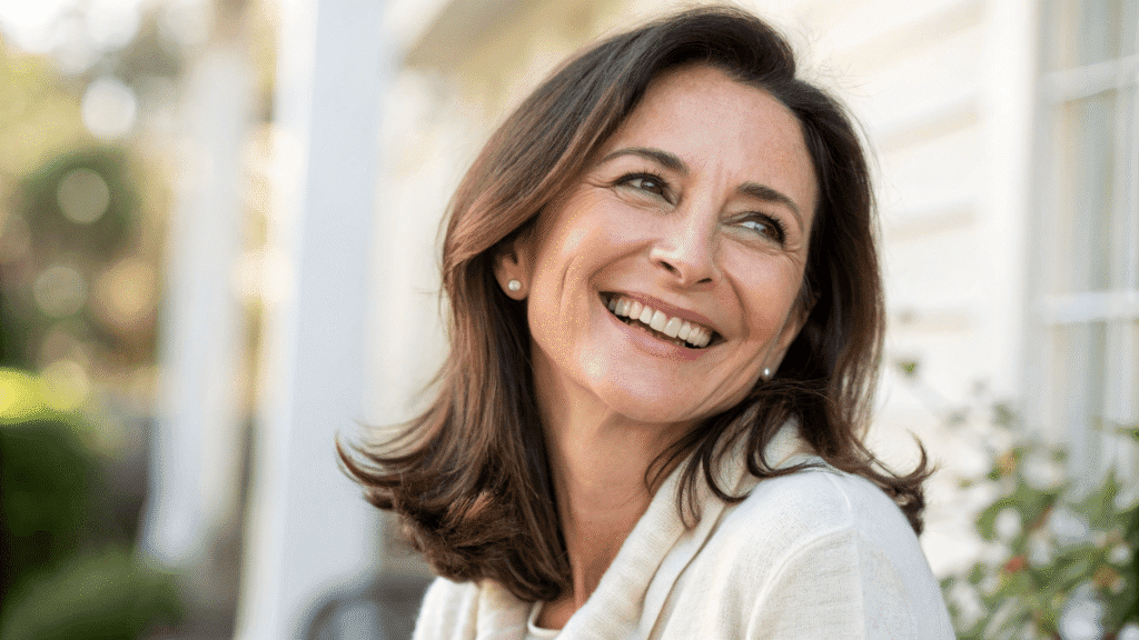 mujer de 45 años en la menopausia
