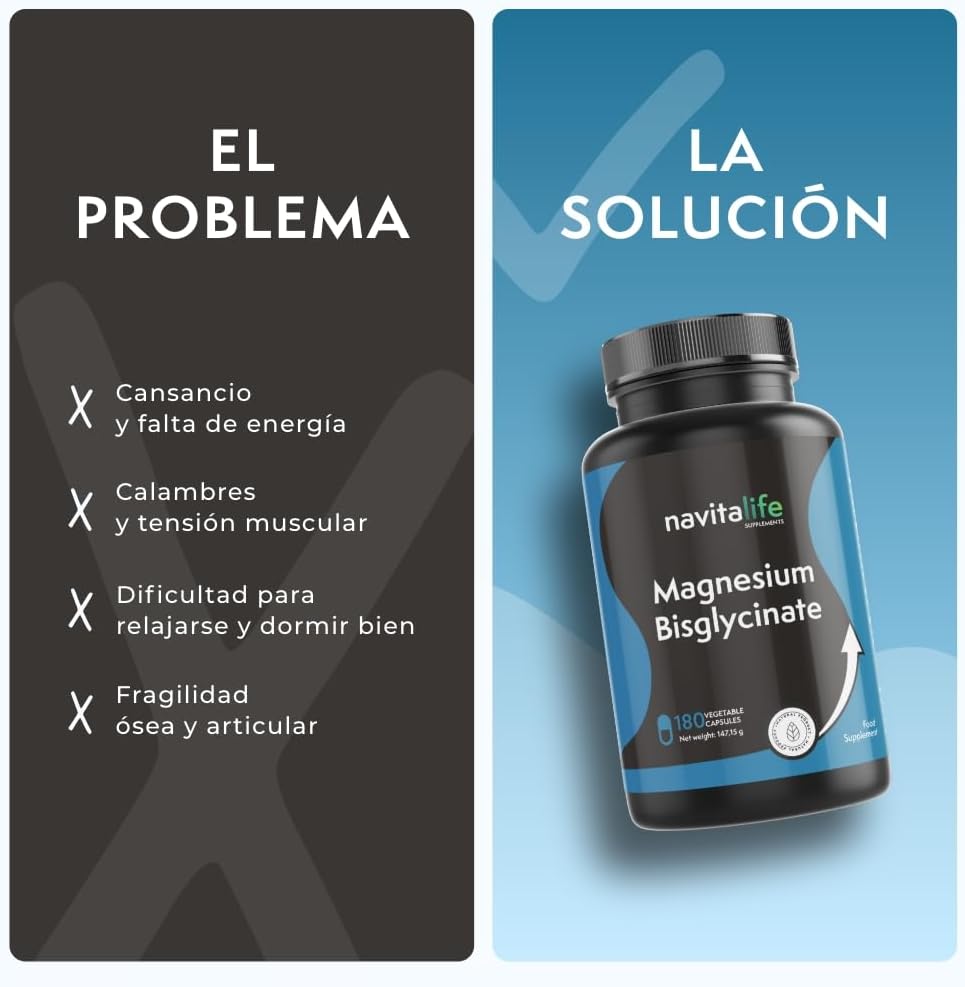 infografia de bisglicinato de magnesio navitalife